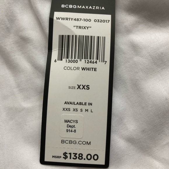 Brand New BCBG Off the Shoulder Top. NWT - Picture 2 of 3